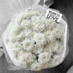 WHITE CHRYSANTHEMUMS BOUQUET