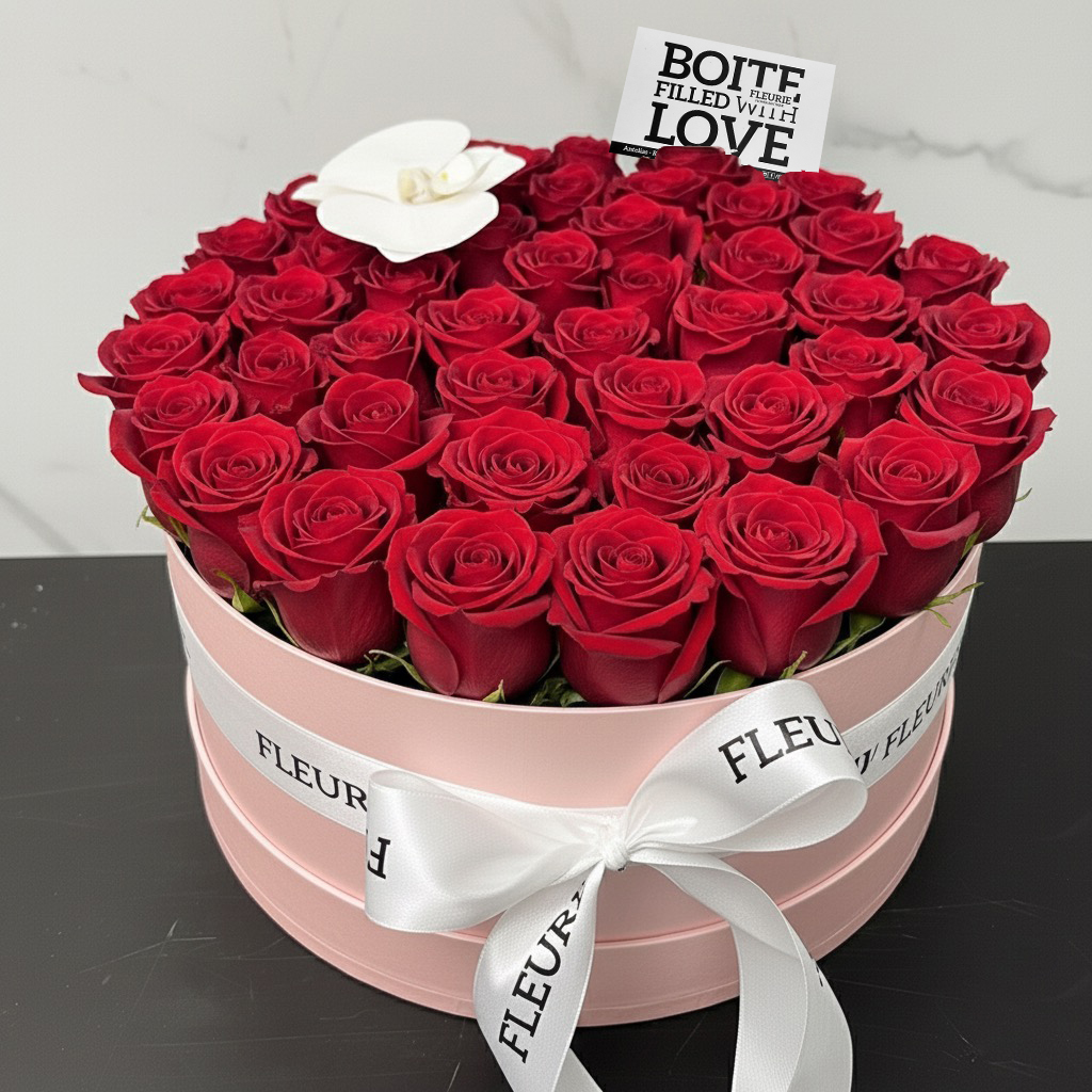 ROUND LIGHT PINK BOX – LARGE CLASSIC