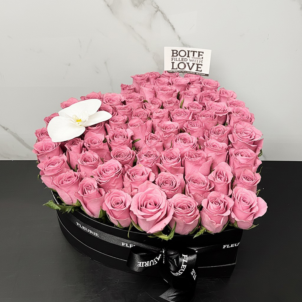 HEART BLACK BOX - MEDIUM