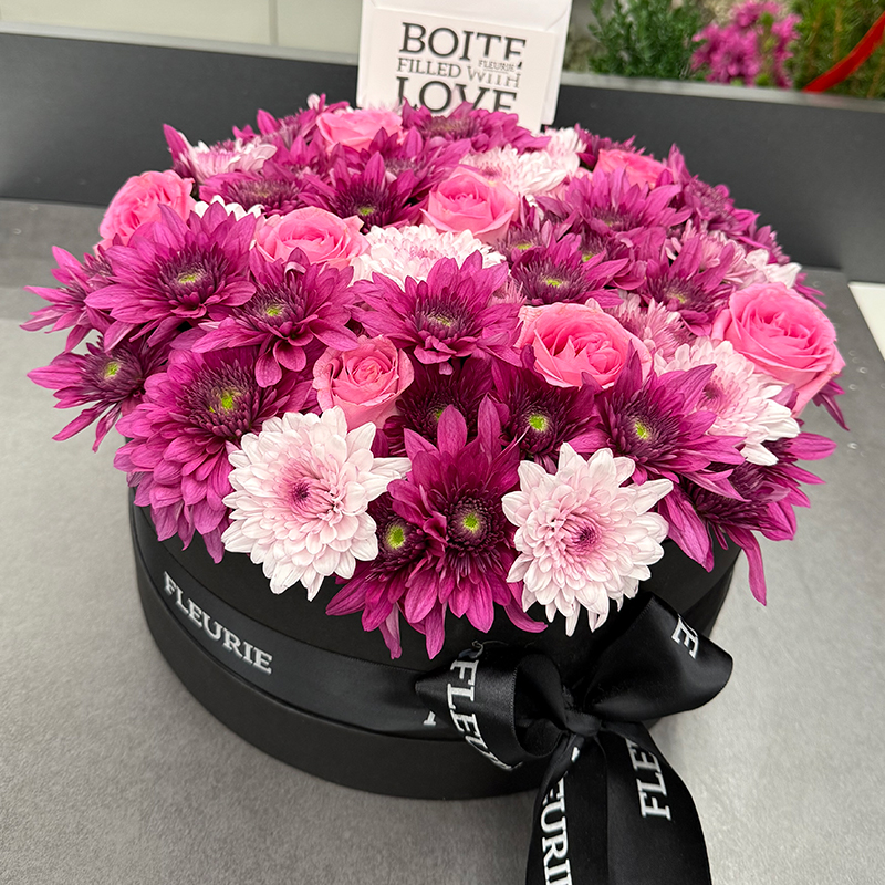 JARDIN MIX - ROUND BLACK BOX