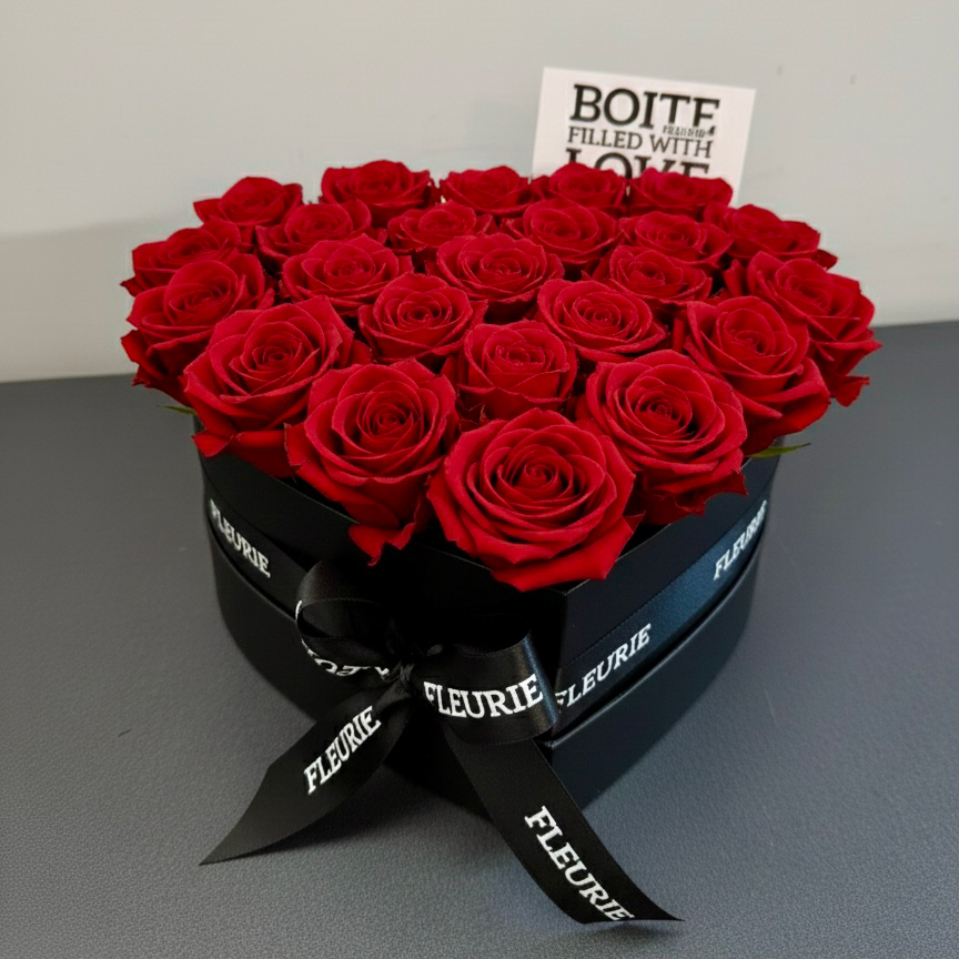 HEART BLACK BOX - SMALL