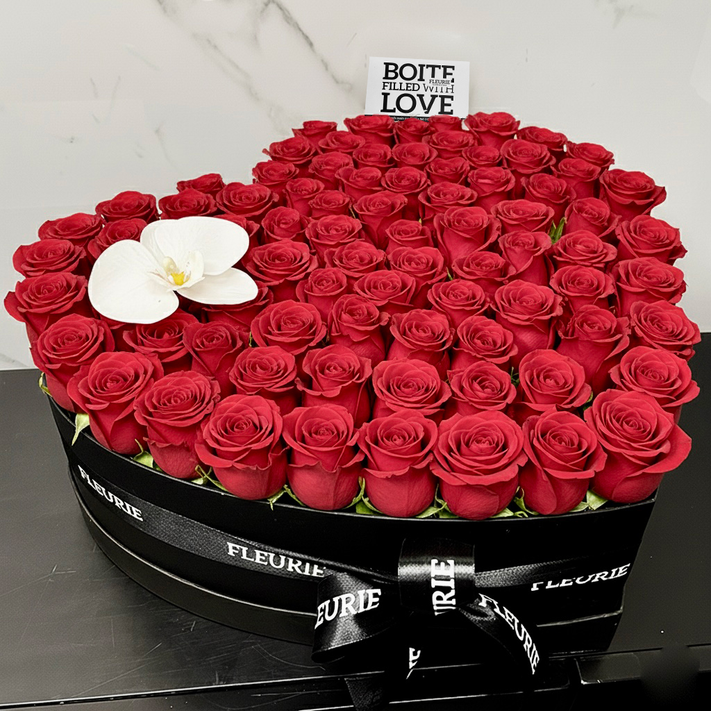 HEART BLACK BOX - LARGE