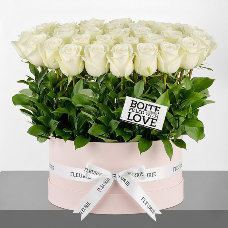 STANDING PINK ROUND BOX