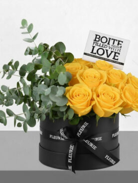 EUCAROSES BOX - yellow roses