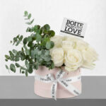 EUCAROSES BOX - white roses
