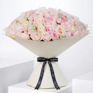 Pastel roses XLarge bouquet