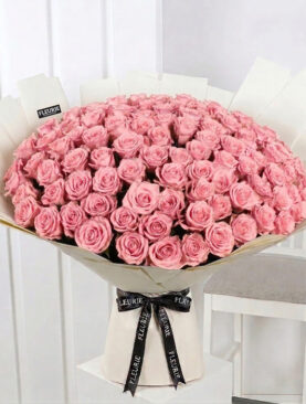 Pink roses XLarge bouquet