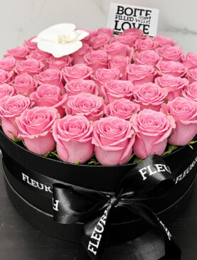 ROUND BLACK BOX – LARGE CLASSIC