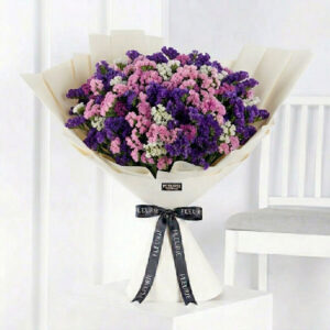 PINK & PURPLE STATICE BOUQUET
